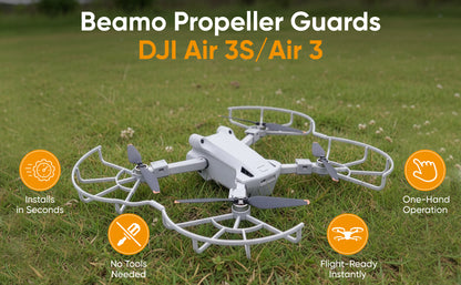 Beamo Propeller Guard for DJI Air 3S/Air 3 Drone, Protective Blade Guard Accessory for Safe Flying