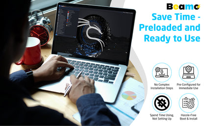 Beamo Kali Linux Bootable USB Version 2025.2 For Booting/Using and Installing Kali Linux