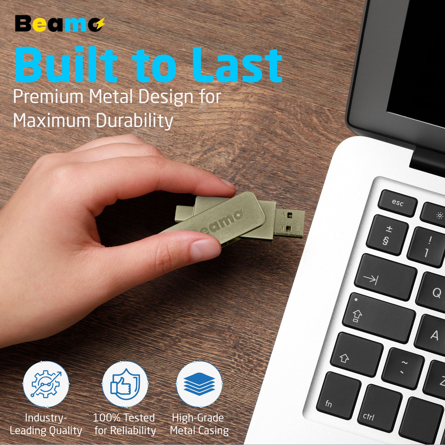 Beamo Ubuntu Desktop 24.04.3 LTS (Very Latest Release) 64-bit Bootable USB Flash Drive, Live USB for Installing and Repairing Ubuntu Desktop