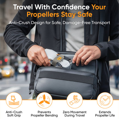 Beamo Propeller Strap Holder Guard for DJI Air 3/3s, Transport and Travel Protection Accessory