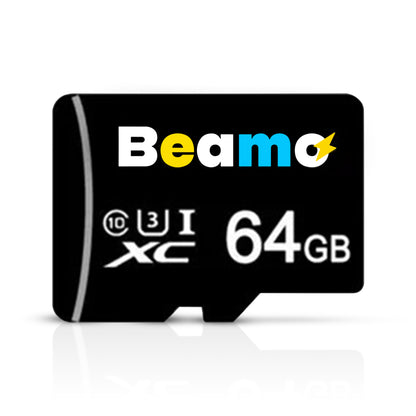 Beamo Preloaded 64GB Raspberry Pi OS [U3 Class 10 Speed] MicroSD Card Compatible with All Raspberry Pi Series 5, 500, 400, 4B, 3B, 3B+, 3A+, Zero 2 W, CM, Great For Easy Raspberry Pi OS Setup 64 Bit